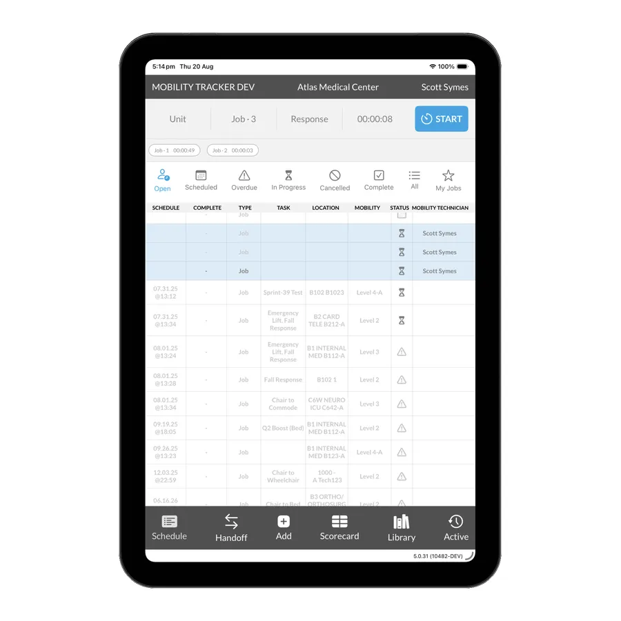 Mobility Tracker app